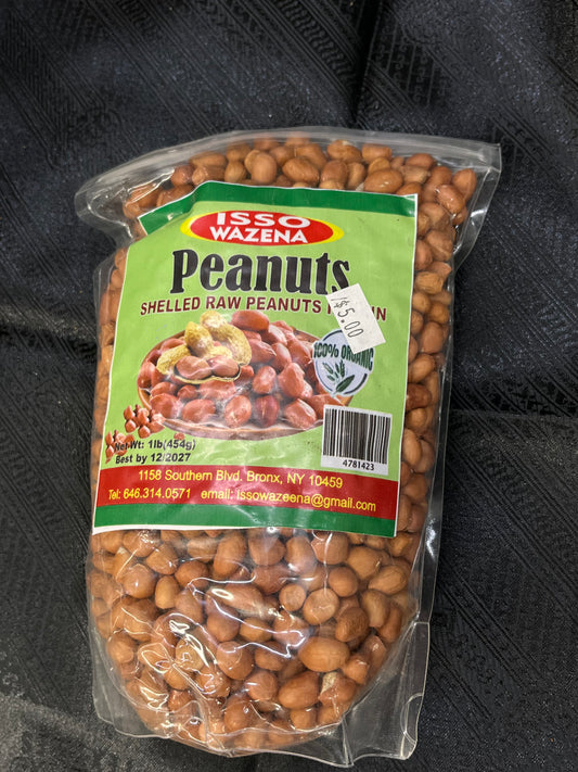 organic peanuts with skin